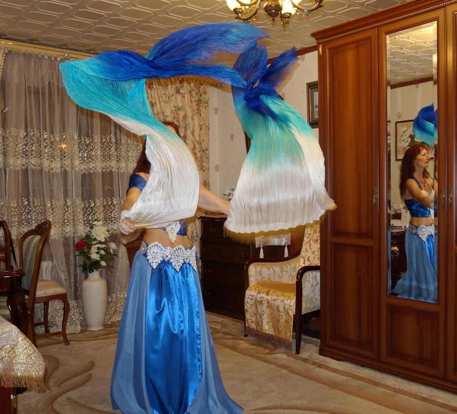 With Fan in Handmade Suite