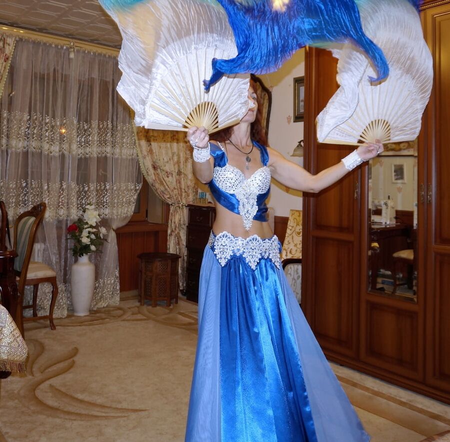 With Fan in Handmade Suite