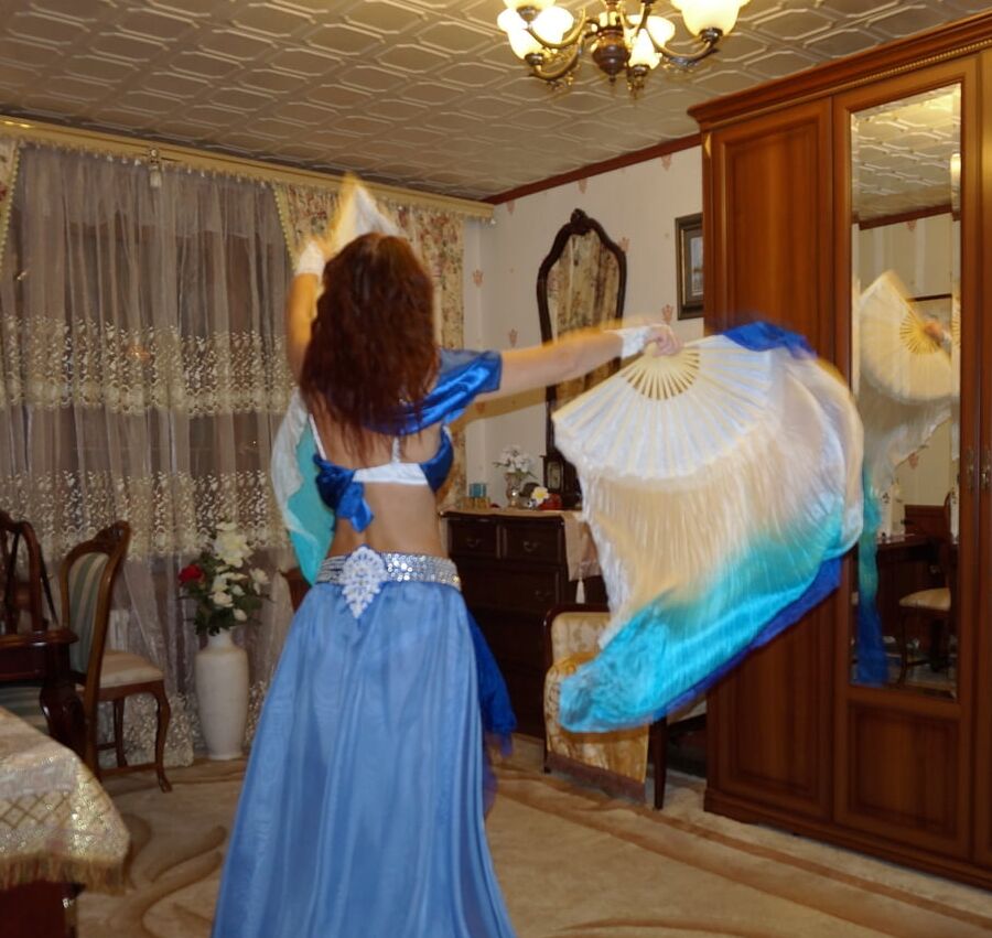 With Fan in Handmade Suite