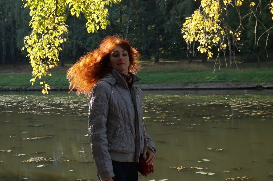 Autumn light on redhair