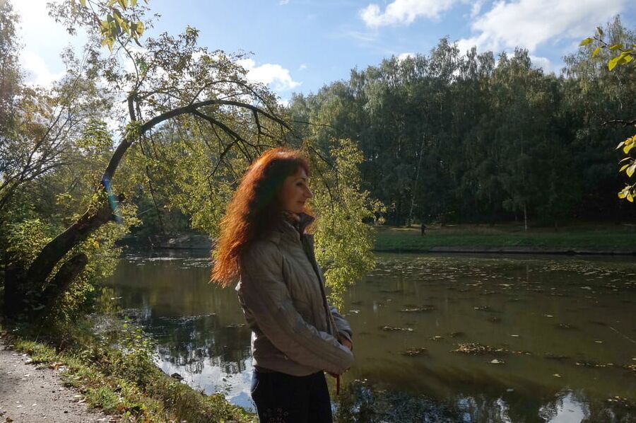 Autumn light on redhair