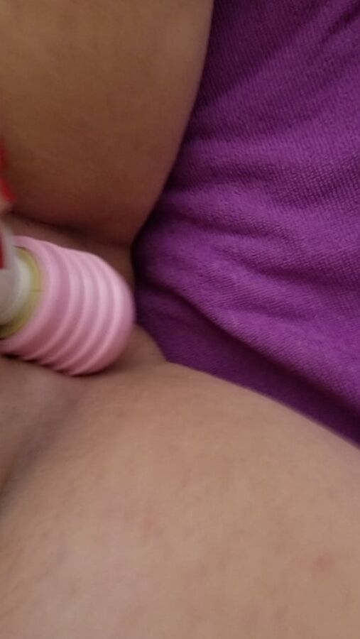 Magic wand always gets the job done bored  housewife milf