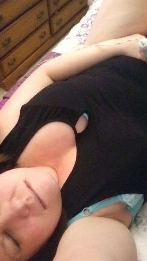Magic wand always gets the job done bored  housewife milf