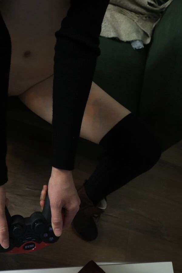 Gamer teen Adela - Geek Nerd porn