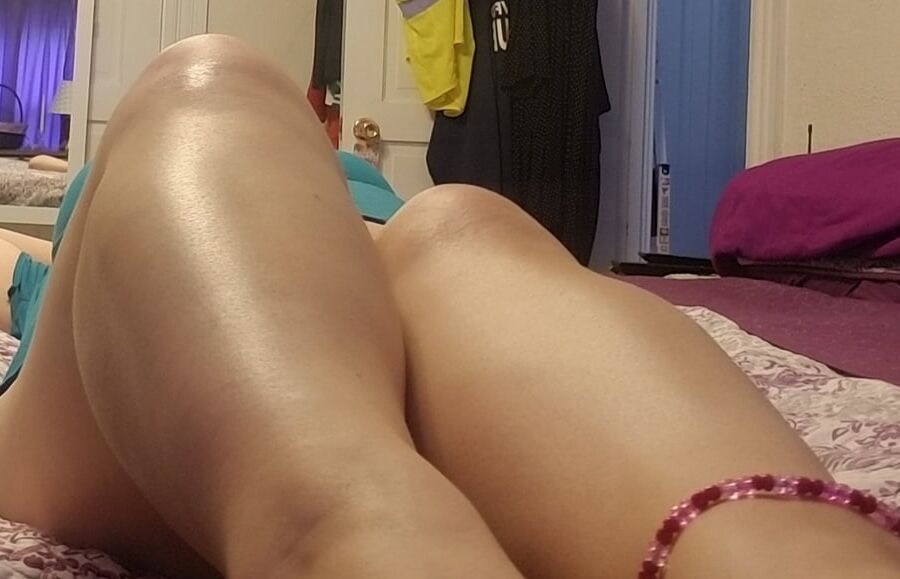 White lace panties on a nice round ass bored housewife milf