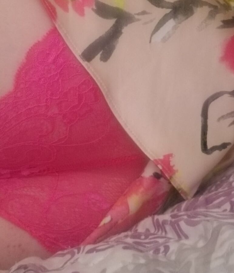 Satin and lace. Bored housewife - milf