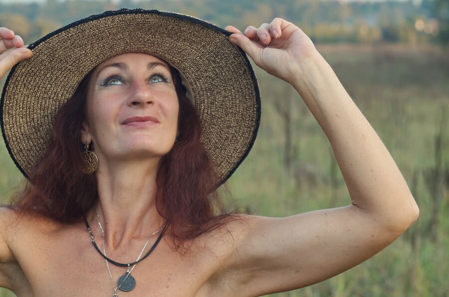 In the Hat on autumn landscape