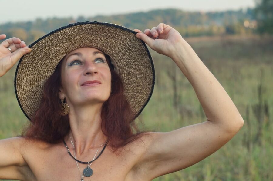 In the Hat on autumn landscape