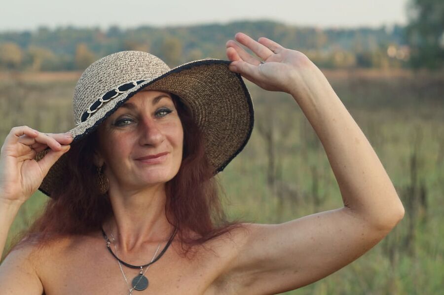 In the Hat on autumn landscape