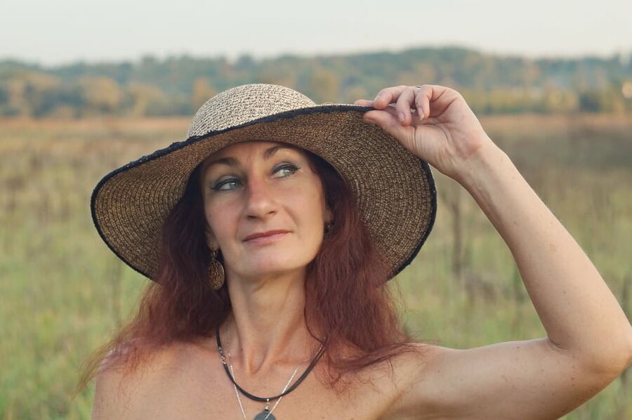 In the Hat on autumn landscape