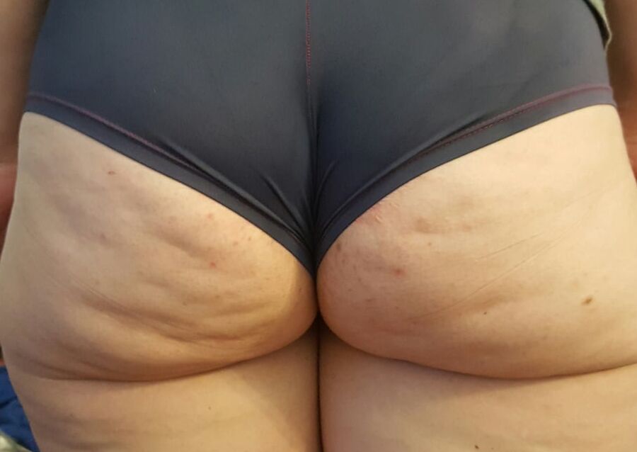 Camel Toe and Big Ass In Booty Shorts