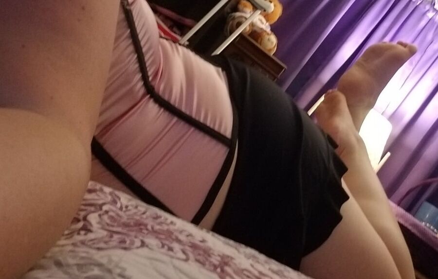 Pink corset & skirt picked out by a sweet girlfriend