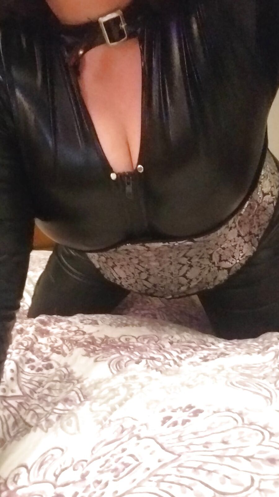 New cat suit birthday surprise for hubby - milf housewife
