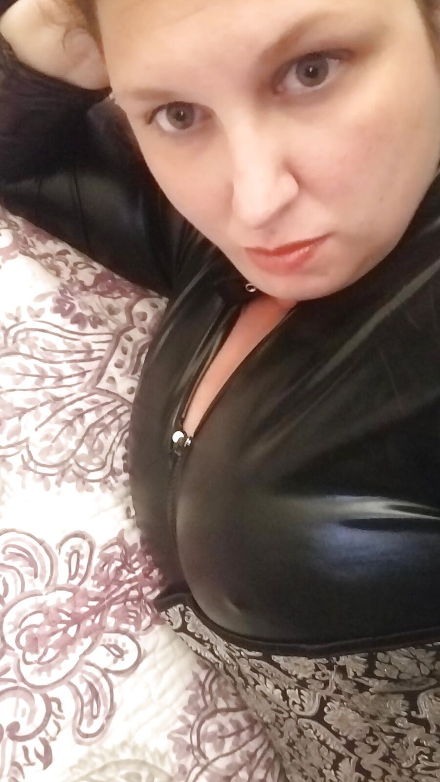 New cat suit birthday surprise for hubby - milf housewife