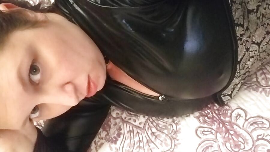 New cat suit birthday surprise for hubby - milf housewife