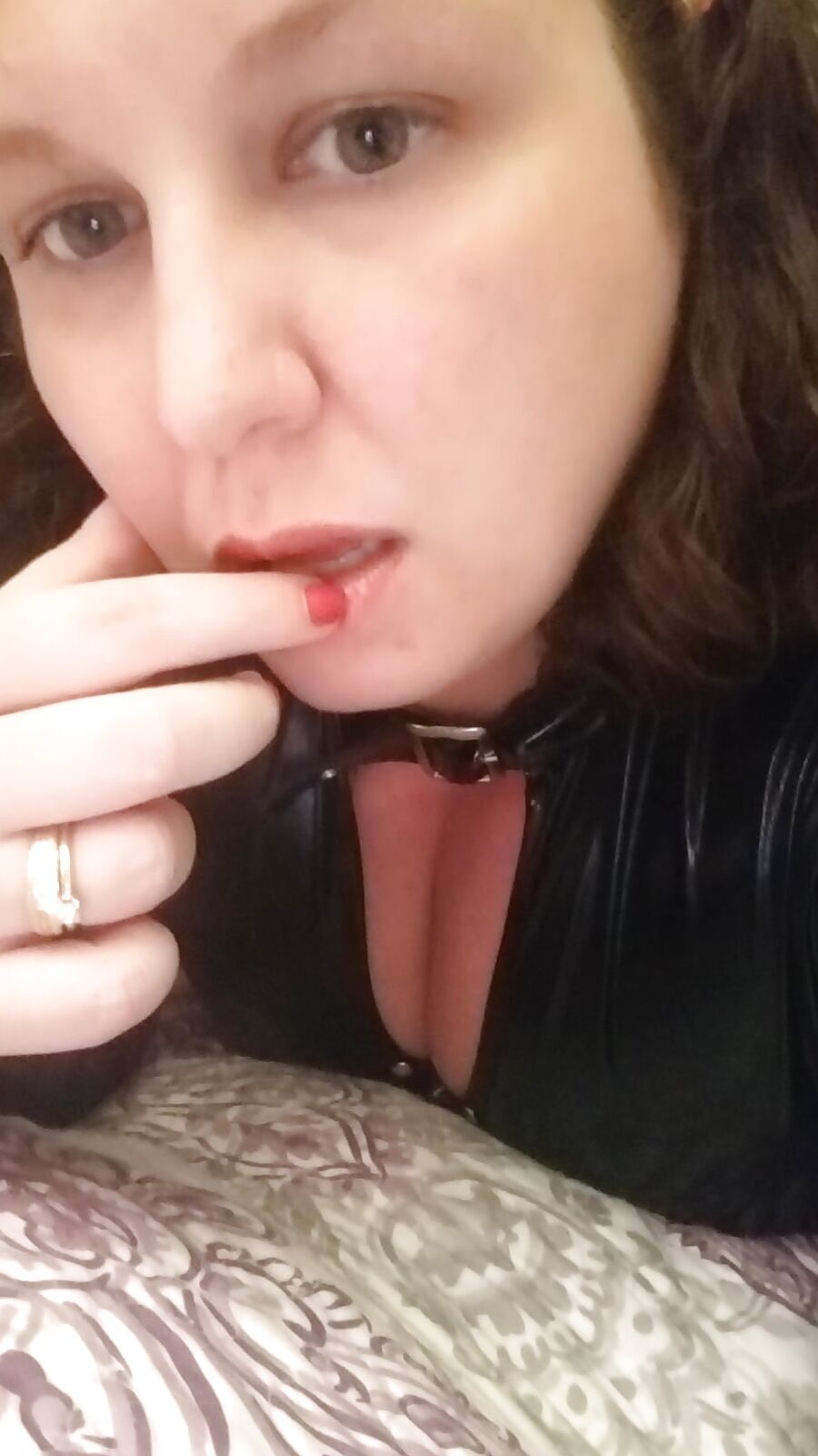 New cat suit birthday surprise for hubby - milf housewife