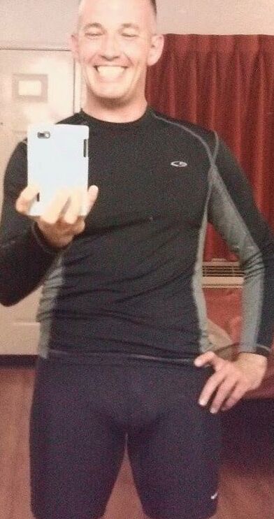WHAT I WEAR TO MY COED CYCLING GROUP....BULGING SPANDEX!