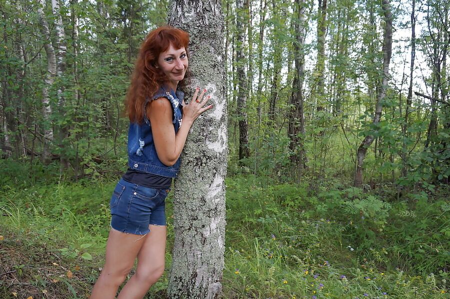 In birch Forest