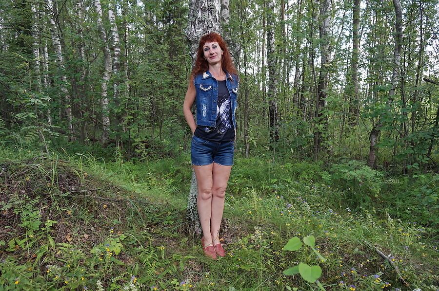 In birch Forest