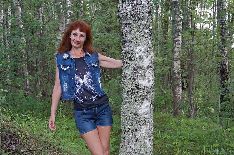 In birch Forest