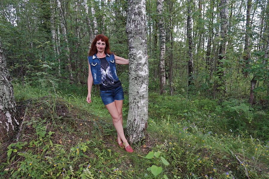 In birch Forest