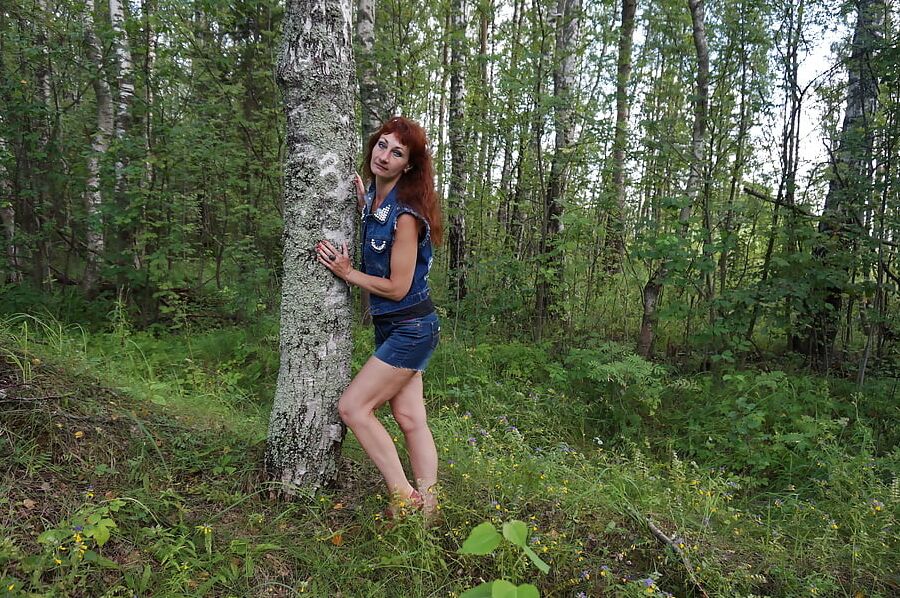 In birch Forest
