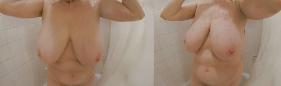 Sexy Steamy GILF Shower
