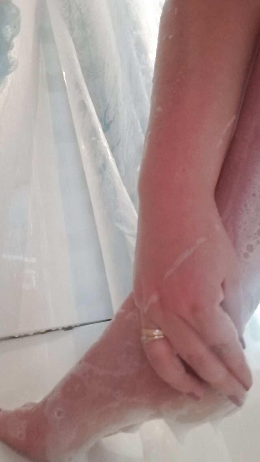 Shower Time...just a bit of good clean fun :kiss:  Milf Wife