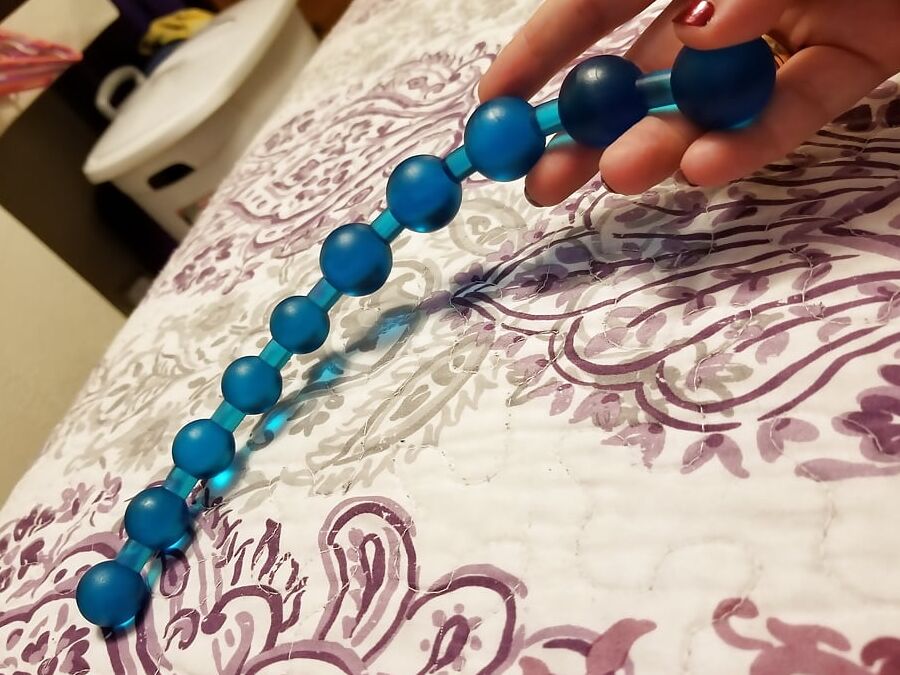 Anal beads linking front to back ..... and other fun milf