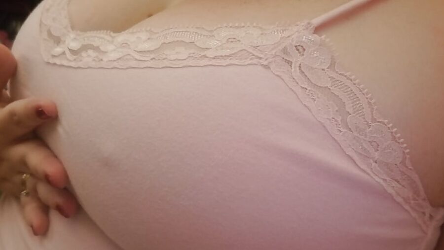Pretty in pink.... the dainty side coming out play milf wife
