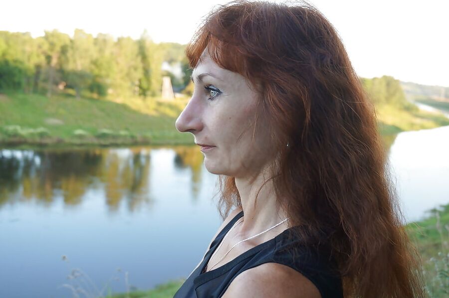 Upon Volga-river Golden Evening