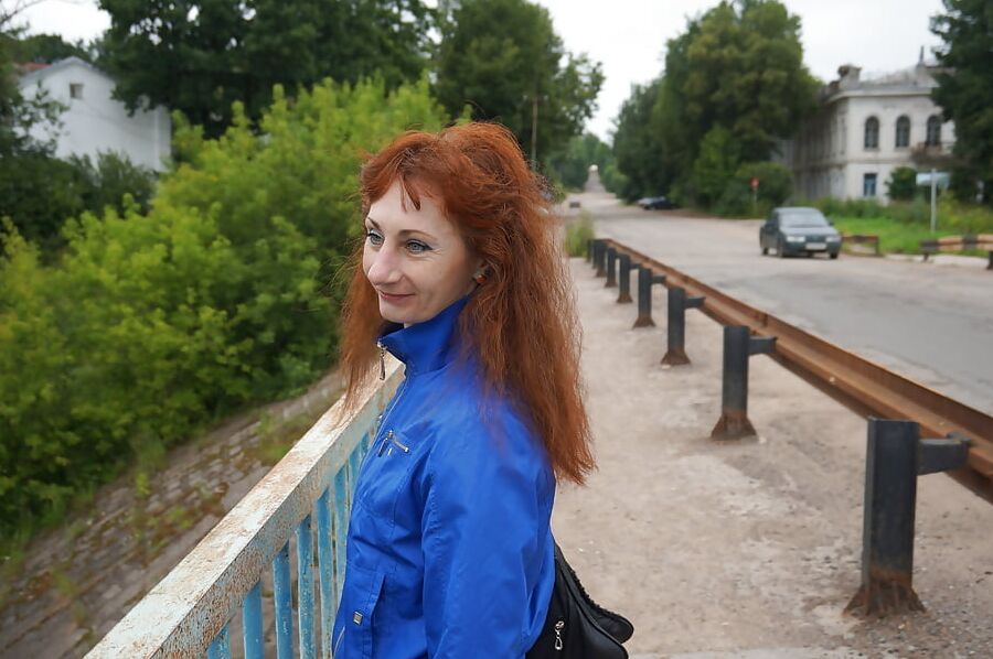 On vazuza-river in cold weather