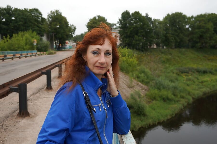 On vazuza-river in cold weather
