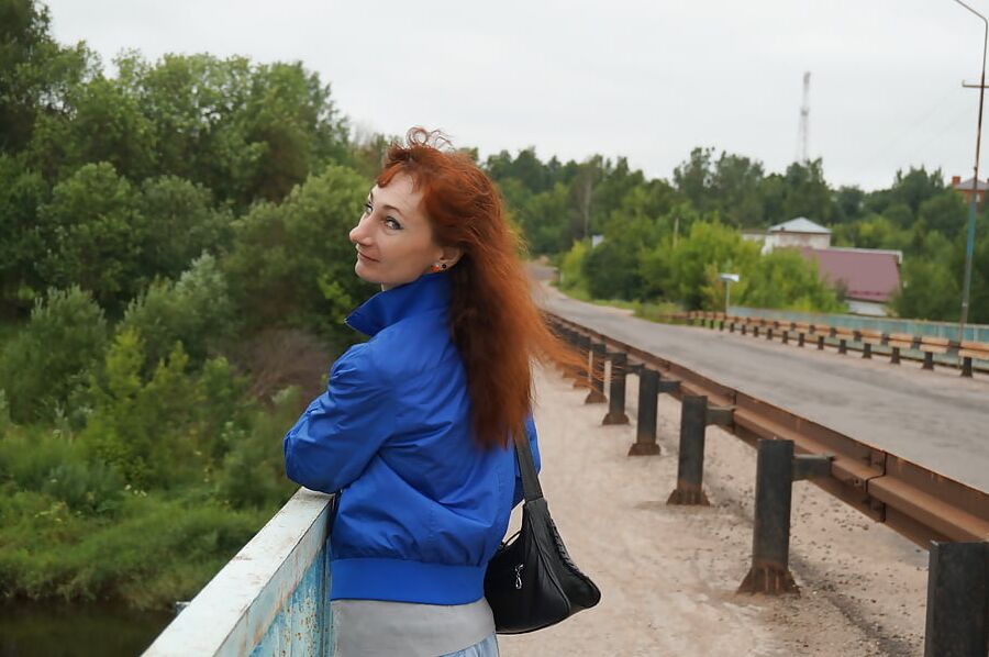 On vazuza-river in cold weather