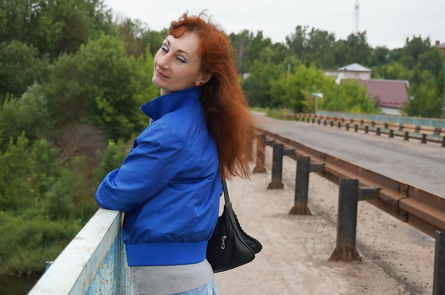 On vazuza-river in cold weather