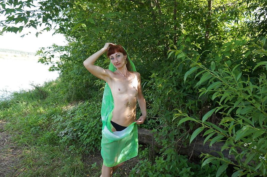 Green Shawl Volga-river