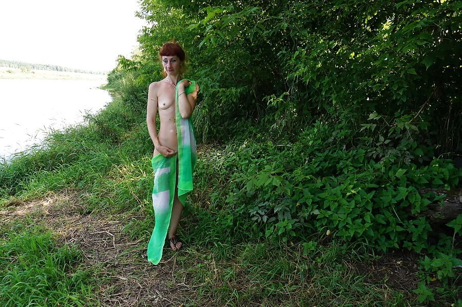 Green Shawl Volga-river