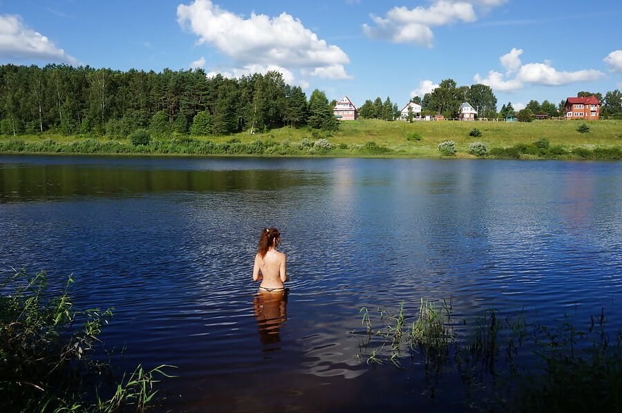 Green Shawl Volga-river