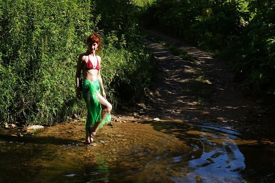 Green Shawl Volga-river