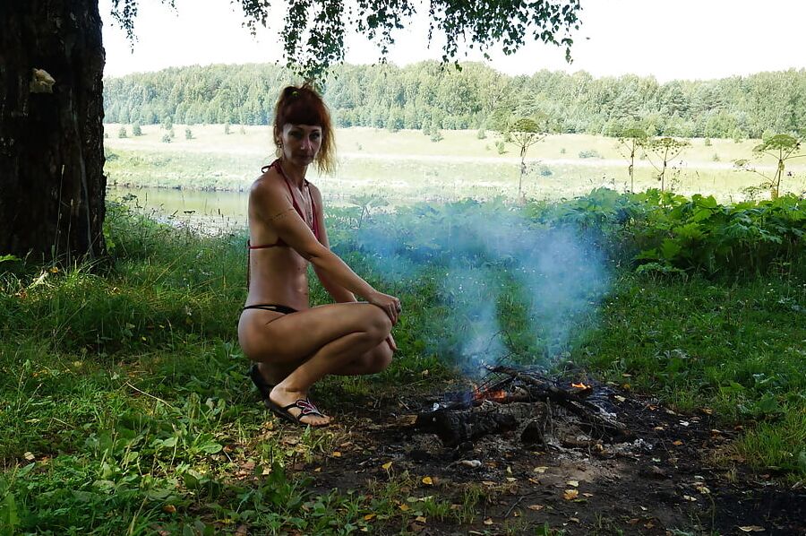 Green Shawl Volga-river