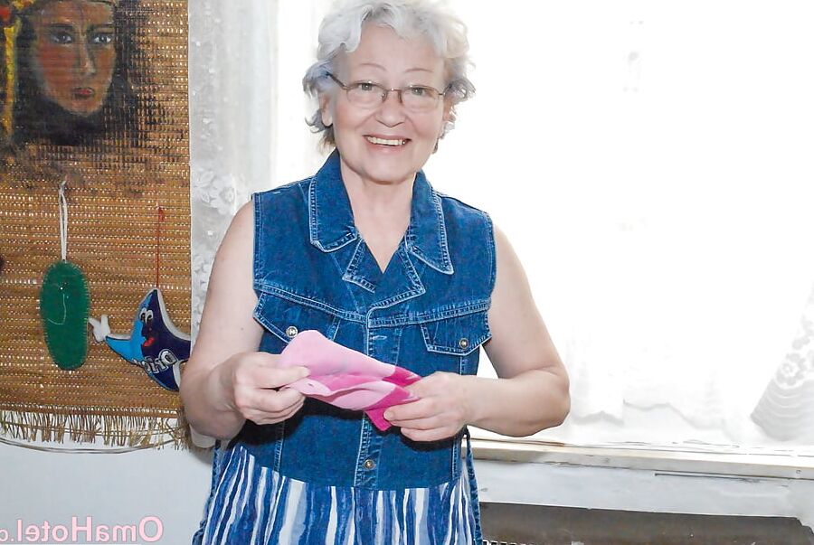 Grandma playing with adult toy