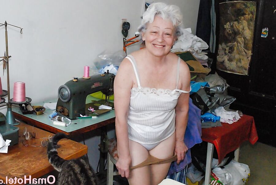 Grandma playing with adult toy