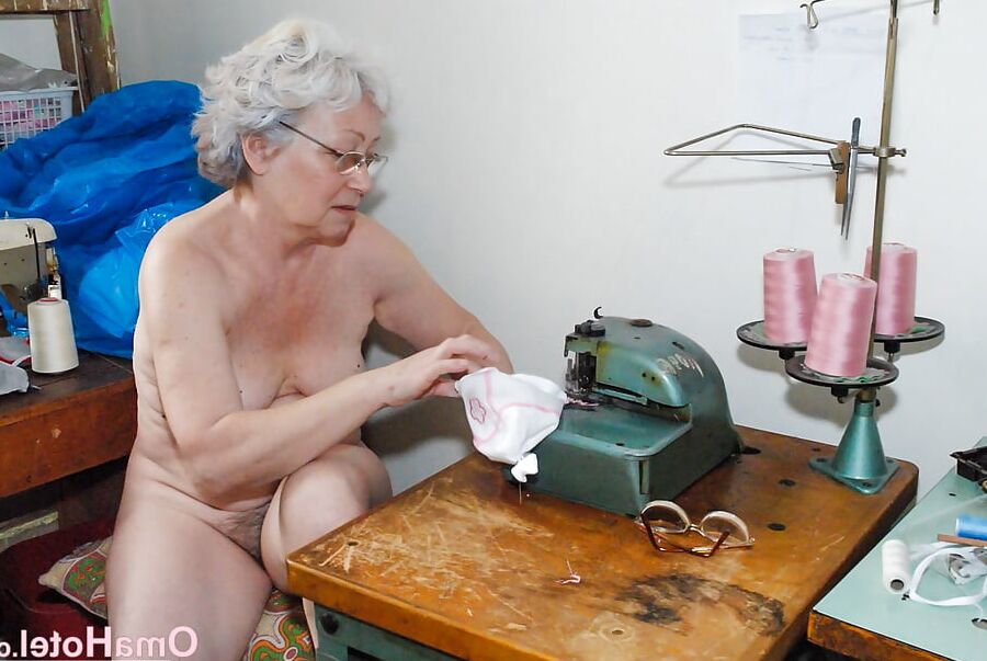 Grandma playing with adult toy