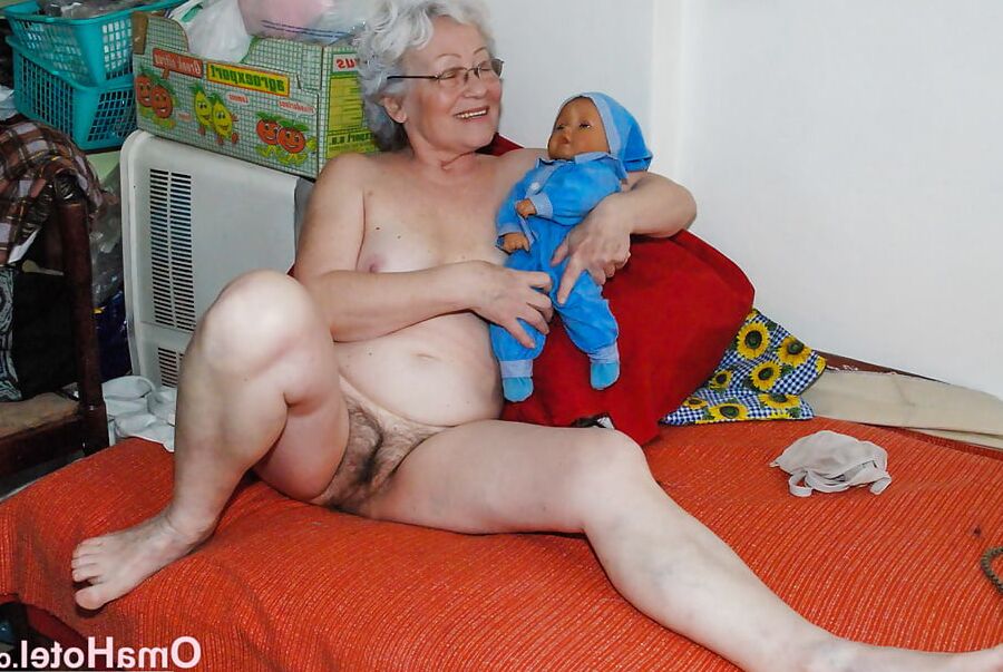 Grandma playing with adult toy