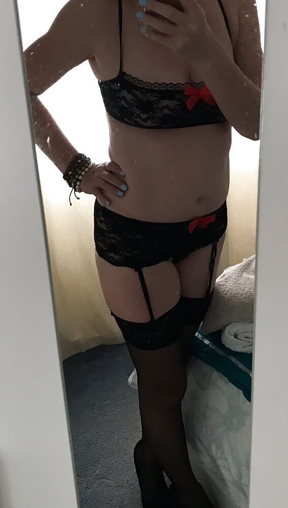 New sexy black underwear