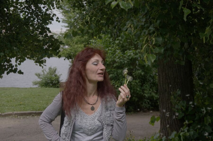 With dandelion flowers 2