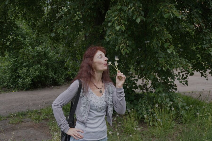 With dandelion flowers 2