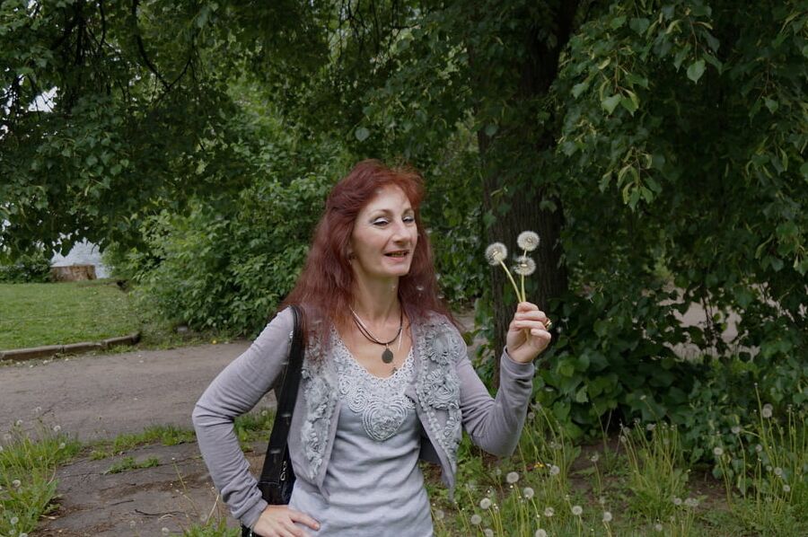 With dandelion flowers 2