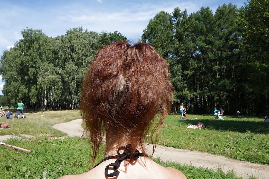 Swimmind in Moscow's pond