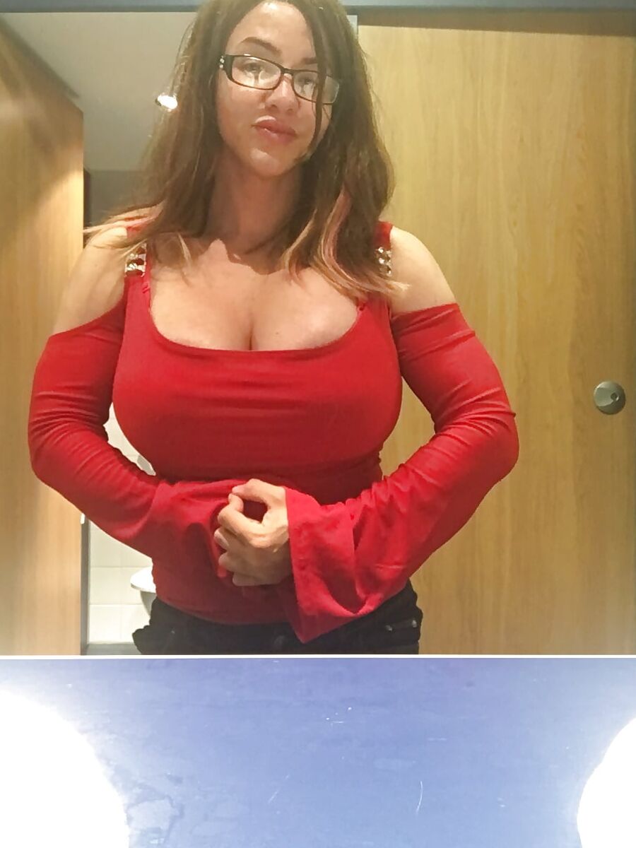 Getting ready to go out clubbing with these big titties!
